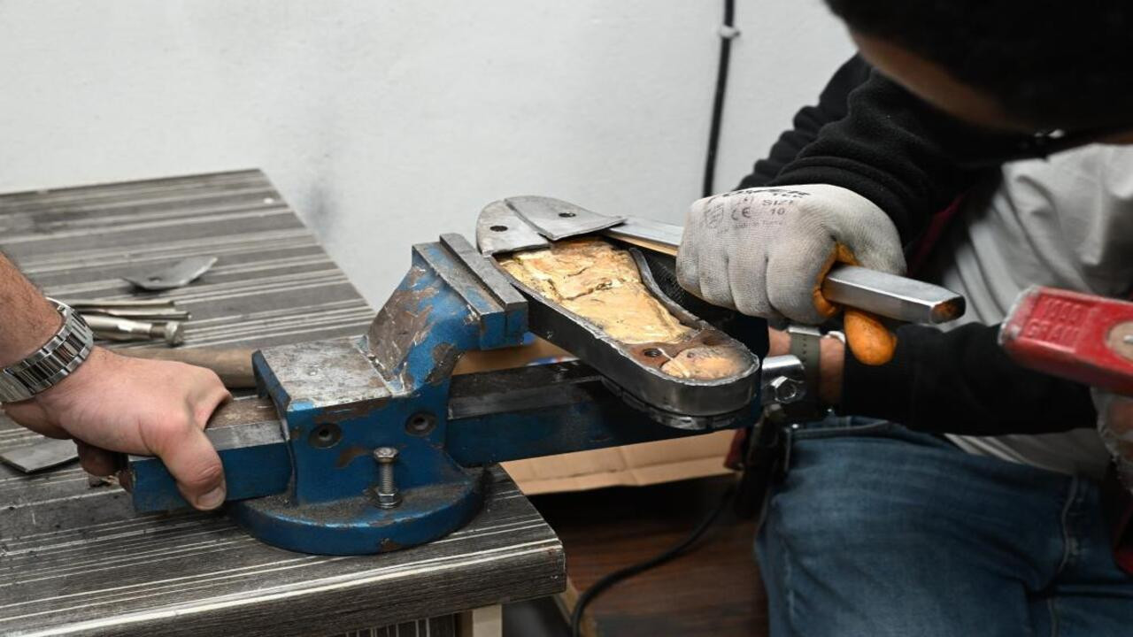 Kırşehir’de kaçak altın tüccarları, yaratıcılıkta sınır tanımıyor