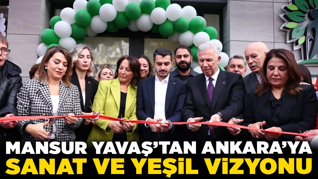 Mansur Yavaş'tan Ankara'ya sanat ve yeşil vizyonu! Çankaya Emekli Kampüsü açıldı!