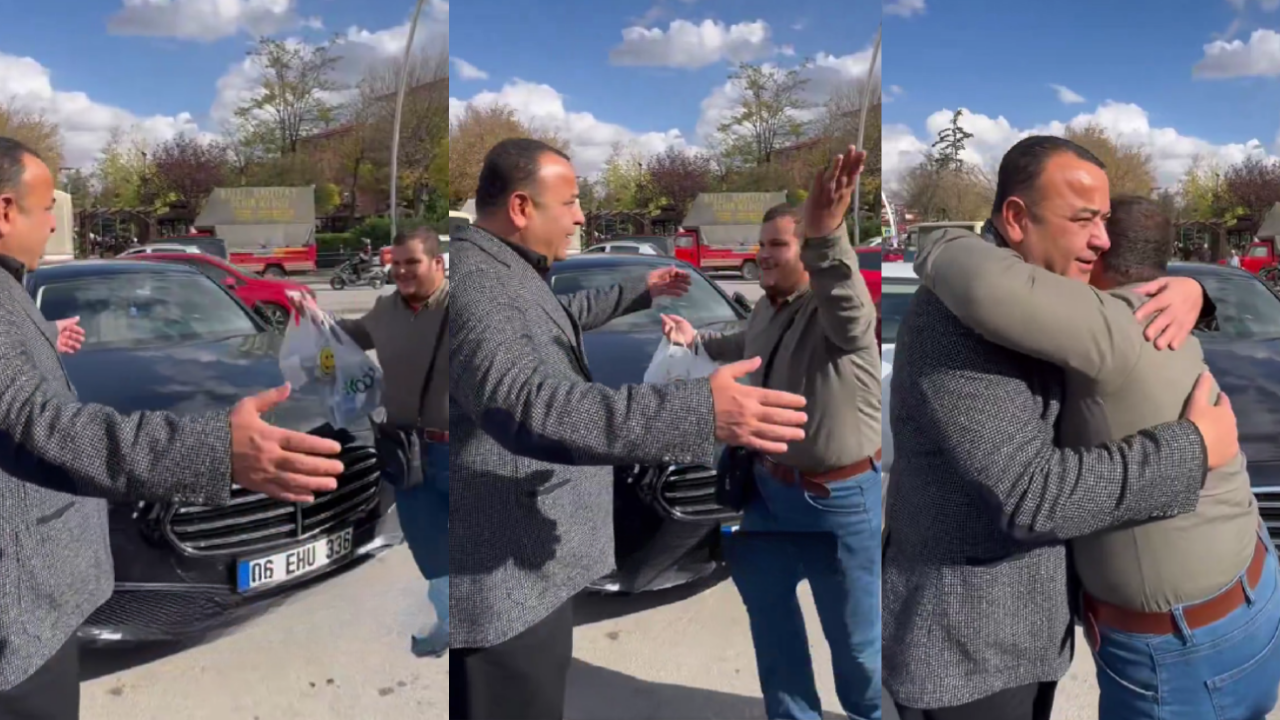 CHP Ankara Milletvekili Beker pazarda bir gencin isteğini kıramadı! Bakın o gence ne hediye etti