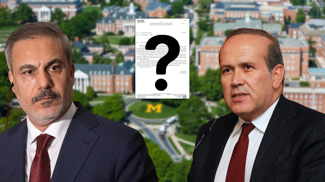 YÖK belgesi ortalığı karıştırdı! Hakan Fidan’ın diploması şaibeli mi?