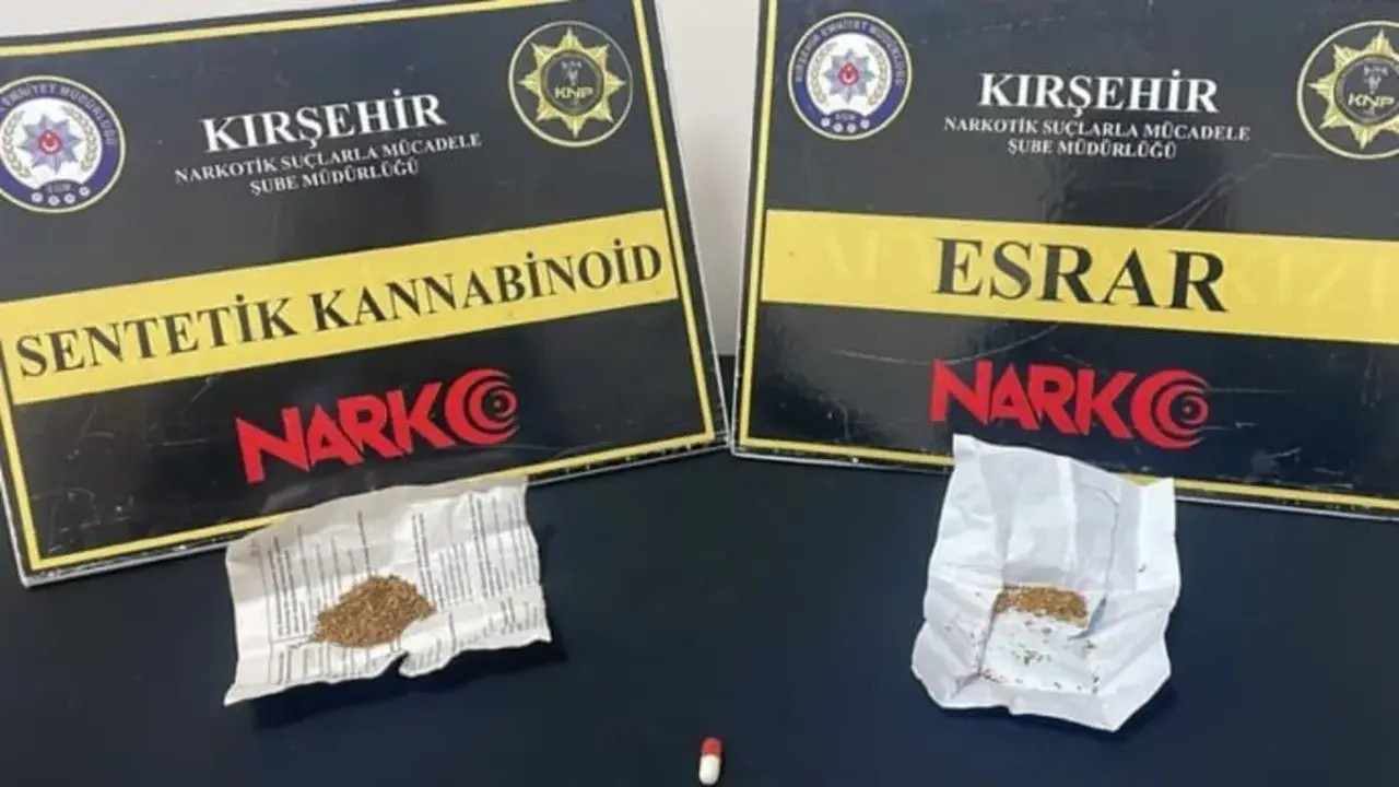 Kırşehir’de narkotik baskın