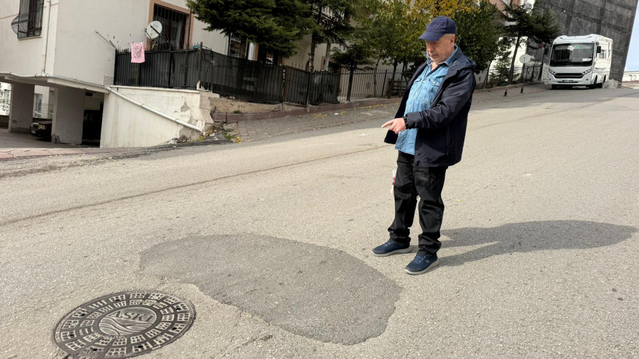 Keçiören Kanuni Mahallesi'nde korkutan göçük: Mahalleli ASKİ'ye tepkili