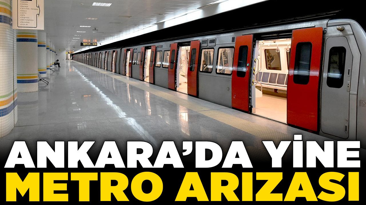Ankara’da yine metro arızası! Yüzlerce yolcu otobüslere akın etti