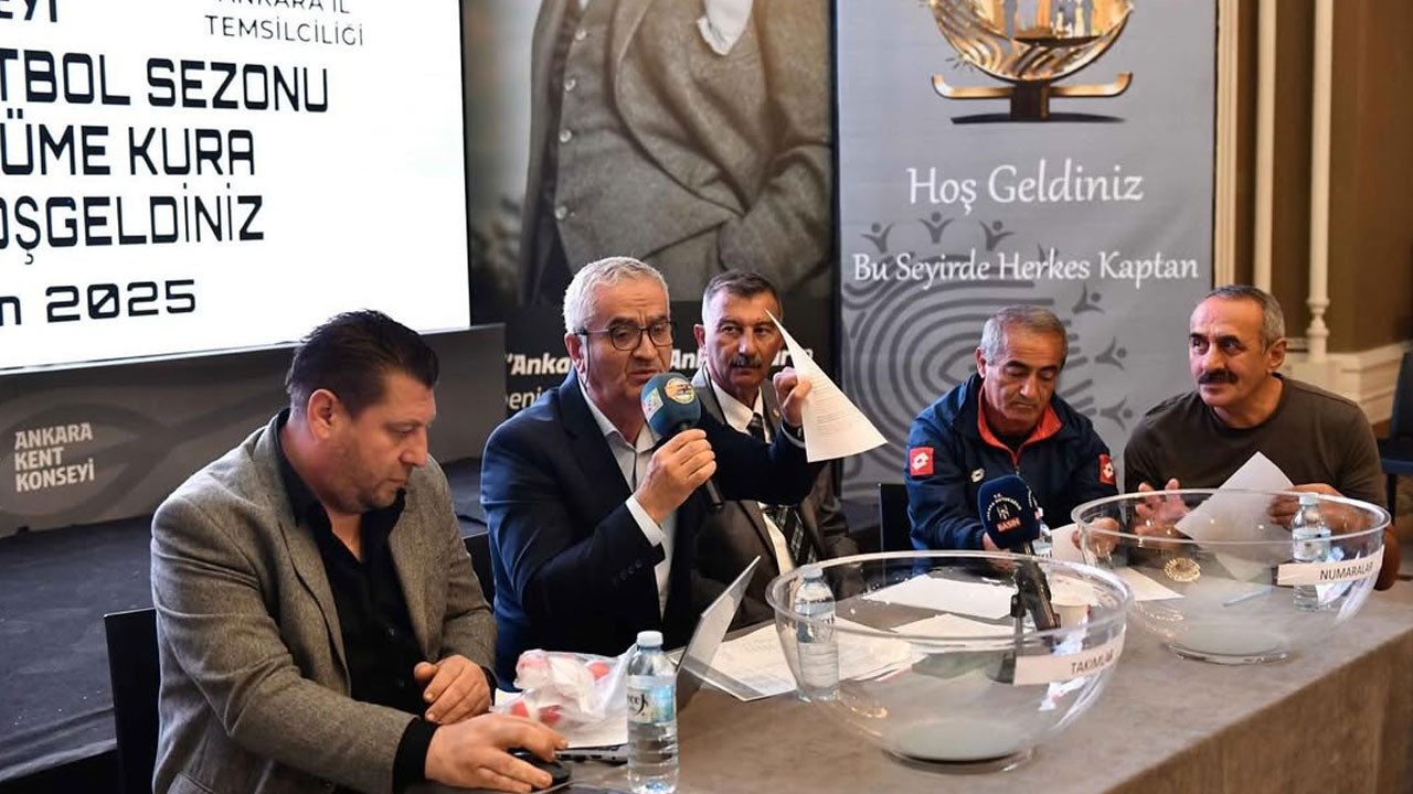 Ankara amatör futbolunda yeni sezon heyecanı! Kuralar çekildi gruplar belli oldu