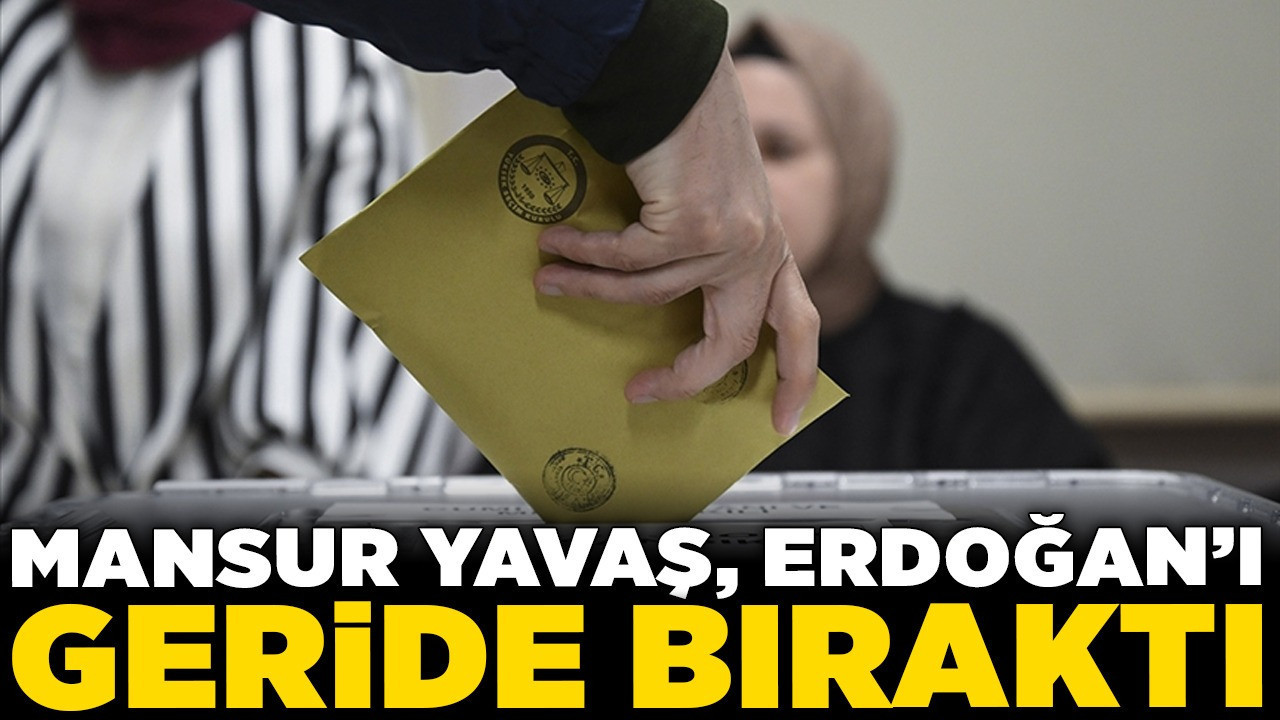 Mansur Yavaş, Erdoğan’ı geride bıraktı! Son anket siyasi dengeyi sarstı