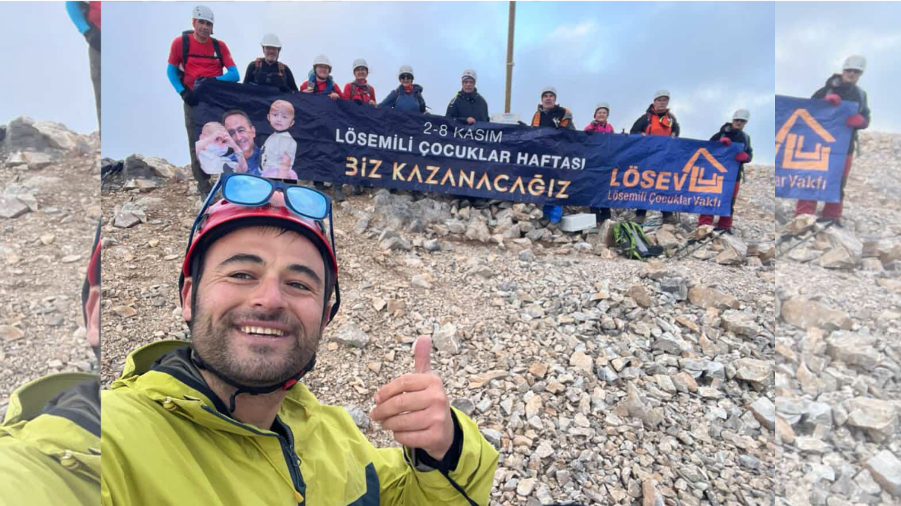 İbrahim Gürlekci lösemili çocuklar için zirveye tırmandı: “Atatürk’e sözüm var”