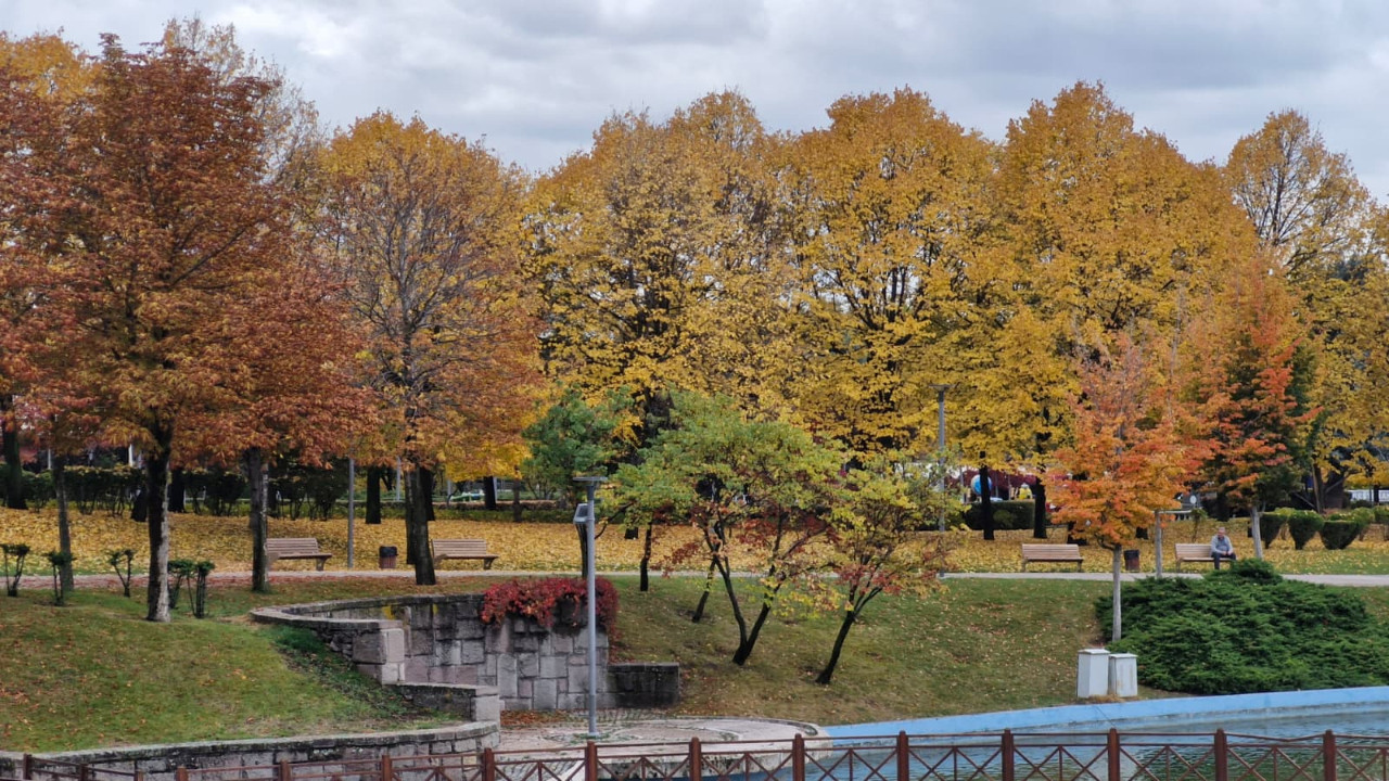 Başkentte sonbahar keyfi: Altınpark kartpostallık manzaralara ev sahipliği yapıyor