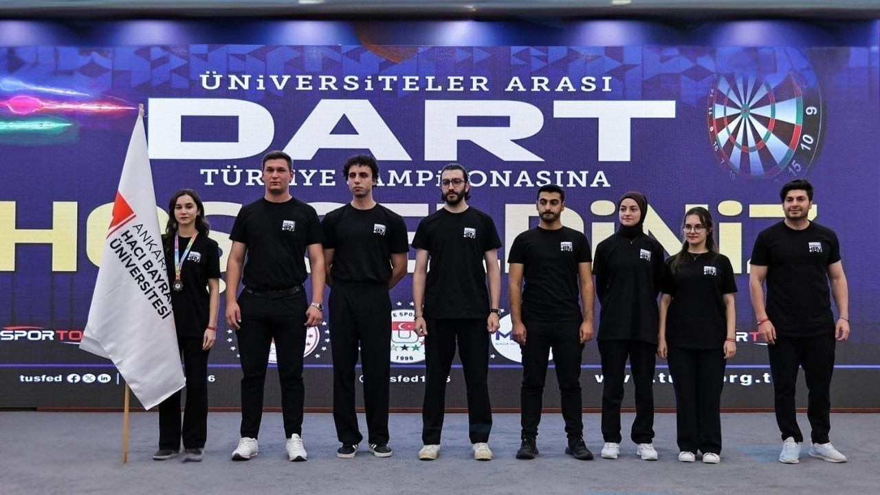 Üniversiteler arası dartta HBV’den çifte madalya