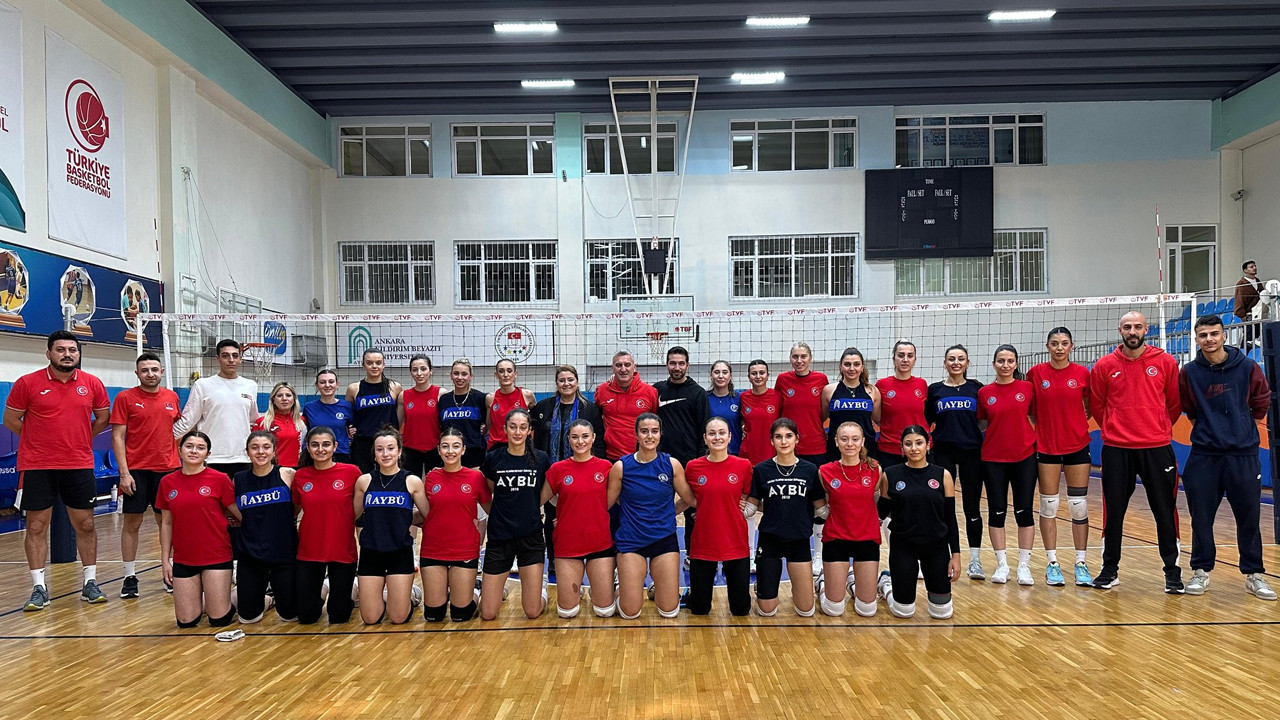 Ankara’da anlamlı karşılaşma: Milli Takım AYBÜ’de sahne aldı