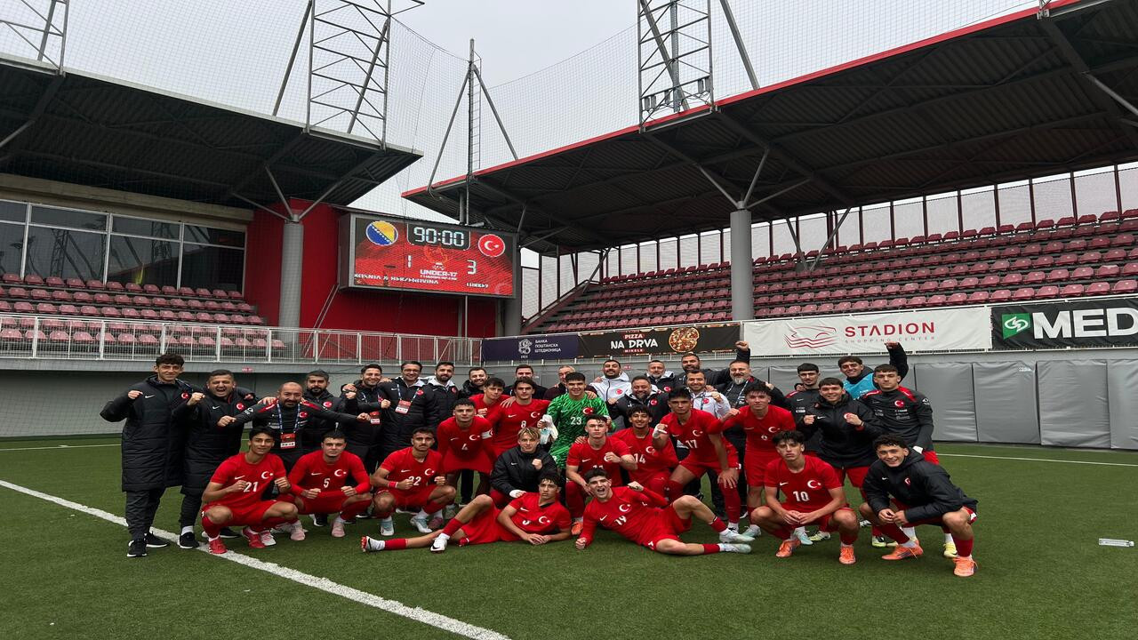 U17 Milliler, Bosna Hersek’i 3-1 mağlup ederek elemelere galibiyetle başladı