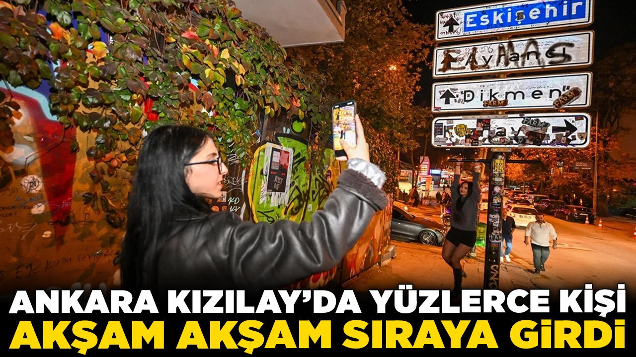 Ankara Kızılay'da yüzlerce kişi akşam akşam sıraya girdi! Ne tüp, ne yağ, ne de ekmek kuyruğu...