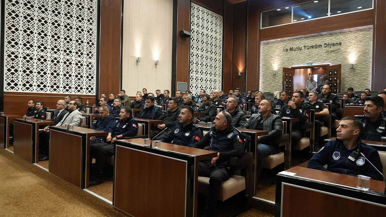 Keçiören Belediyesi zabıta personeline hizmet içi eğitim