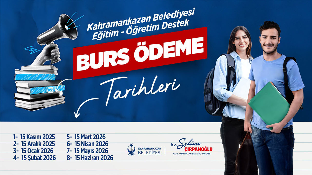 Kahramankazan’da öğrencilere müjdeli haber: Burslarda yeni dönem başlıyor!
