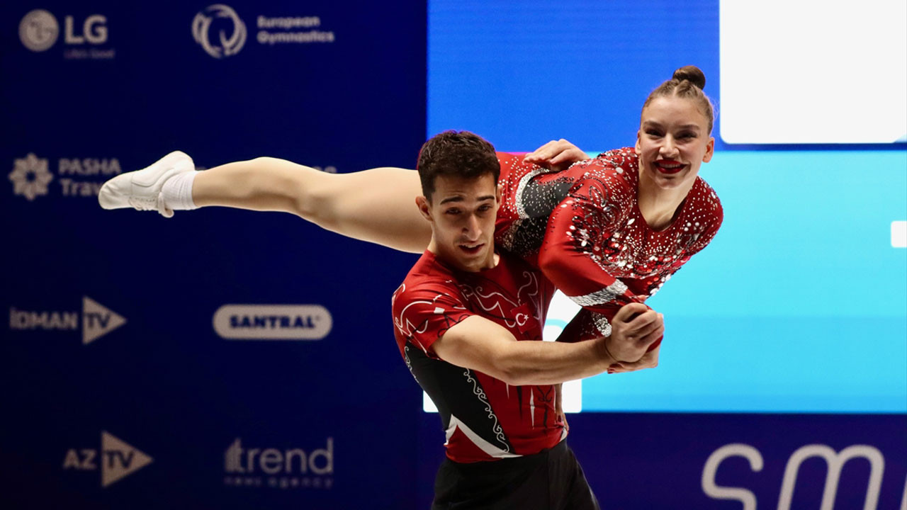 Milli aerobik cimnastikçiler, Avrupa Şampiyonası'nda finale kaldı