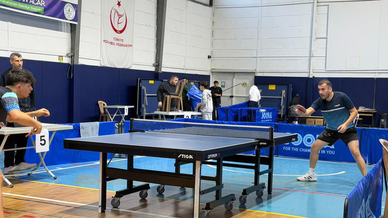 Kızılcahamam’da 2. Ulusal Masa Tenisi turnuvası finali gerçekleşti