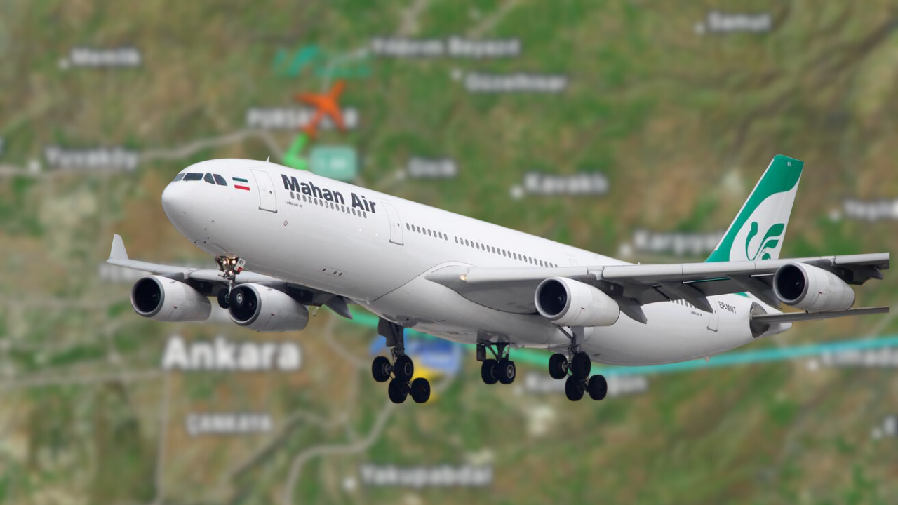 Ankara'da kırmızı alarm! ABD ve AB'nin yasakladığı İran uçağı Esenboğa'ya indi