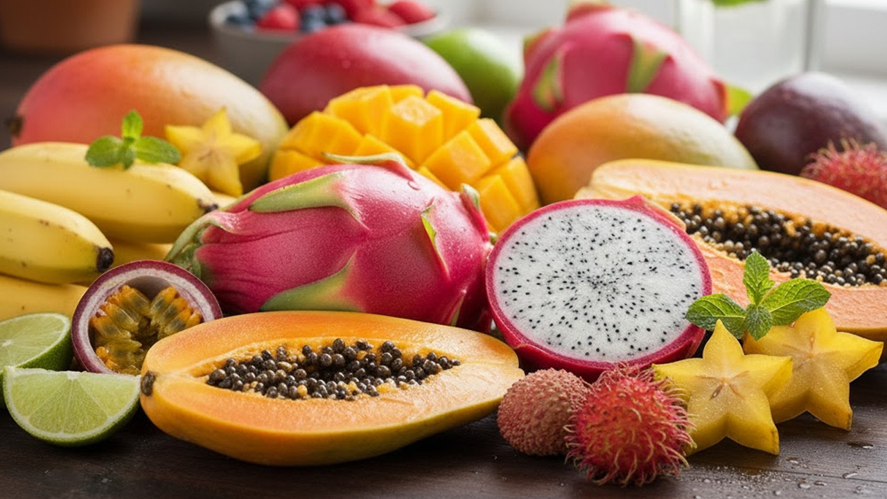 Rengiyle dikkat çeken tropikal şifa! Bu meyve sağlığa oldukça faydalı