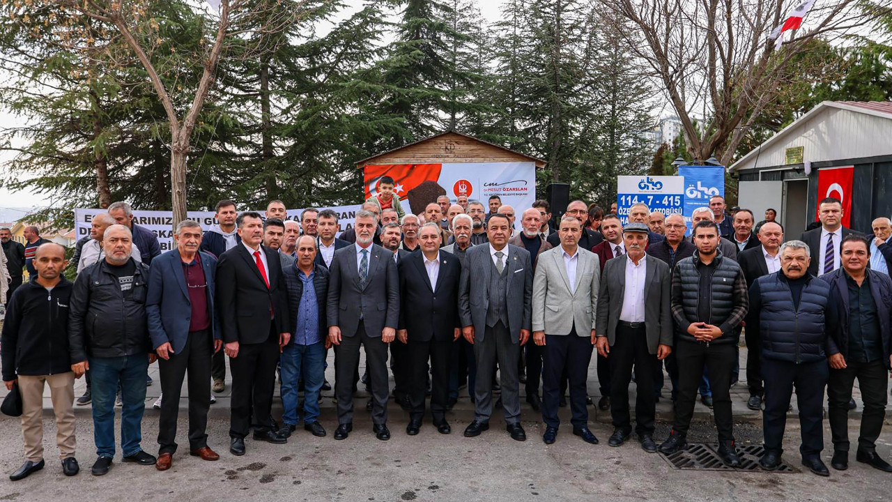 Keçiören’de halk otobüsü esnafına örnek destek!