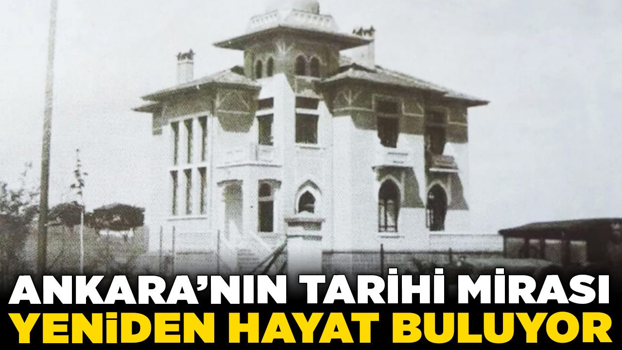 Cumhuriyetin sessiz tanığı "Renda Köşkü": Ankara'nın tarihi mirası yeniden hayat buluyor!