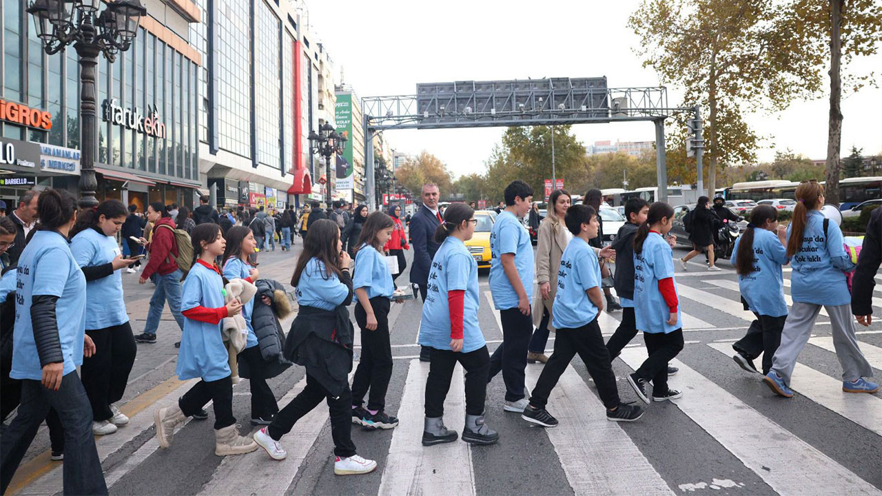 Çankaya’da miniklere trafik hakları eğitimi: “Çocukların Hakları Var” projesi devam ediyor