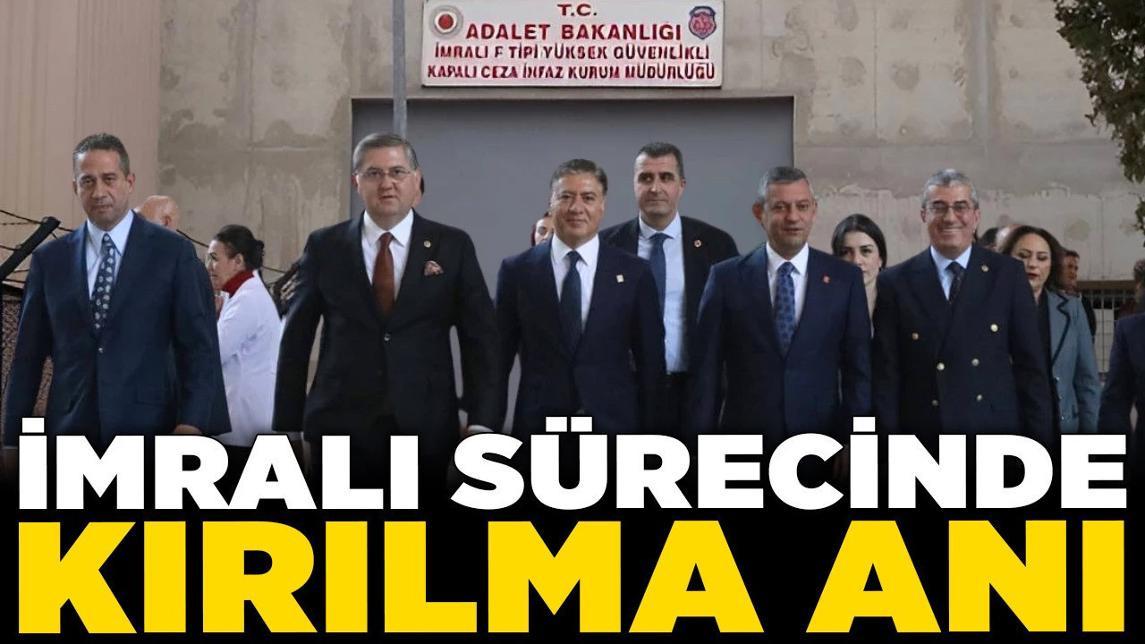 İmralı sürecinde kırılma anı! CHP masadan çekildi