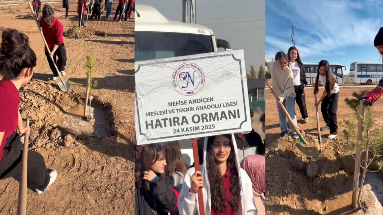 Sincan'da Yeşil Vatan Seferberliği coşkusu: Öğrenciler kendi elleriyle fidan dikti