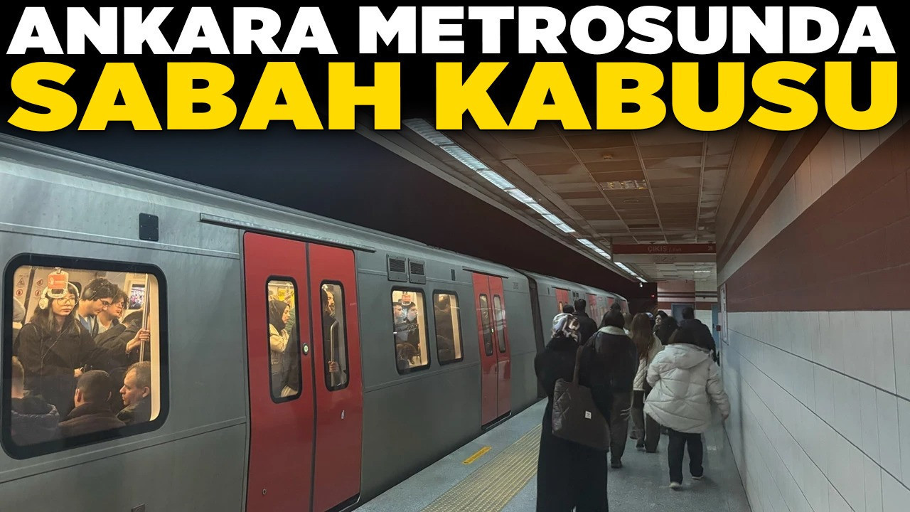 Ankara metrosunda sabah kâbusu! O duraklarda trenler neden "kağnı"ya döndü?