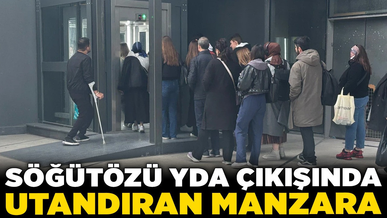 Allah kimseyi bu duruma düşürmesin! Söğütözü YDA çıkışında utandıran manzara