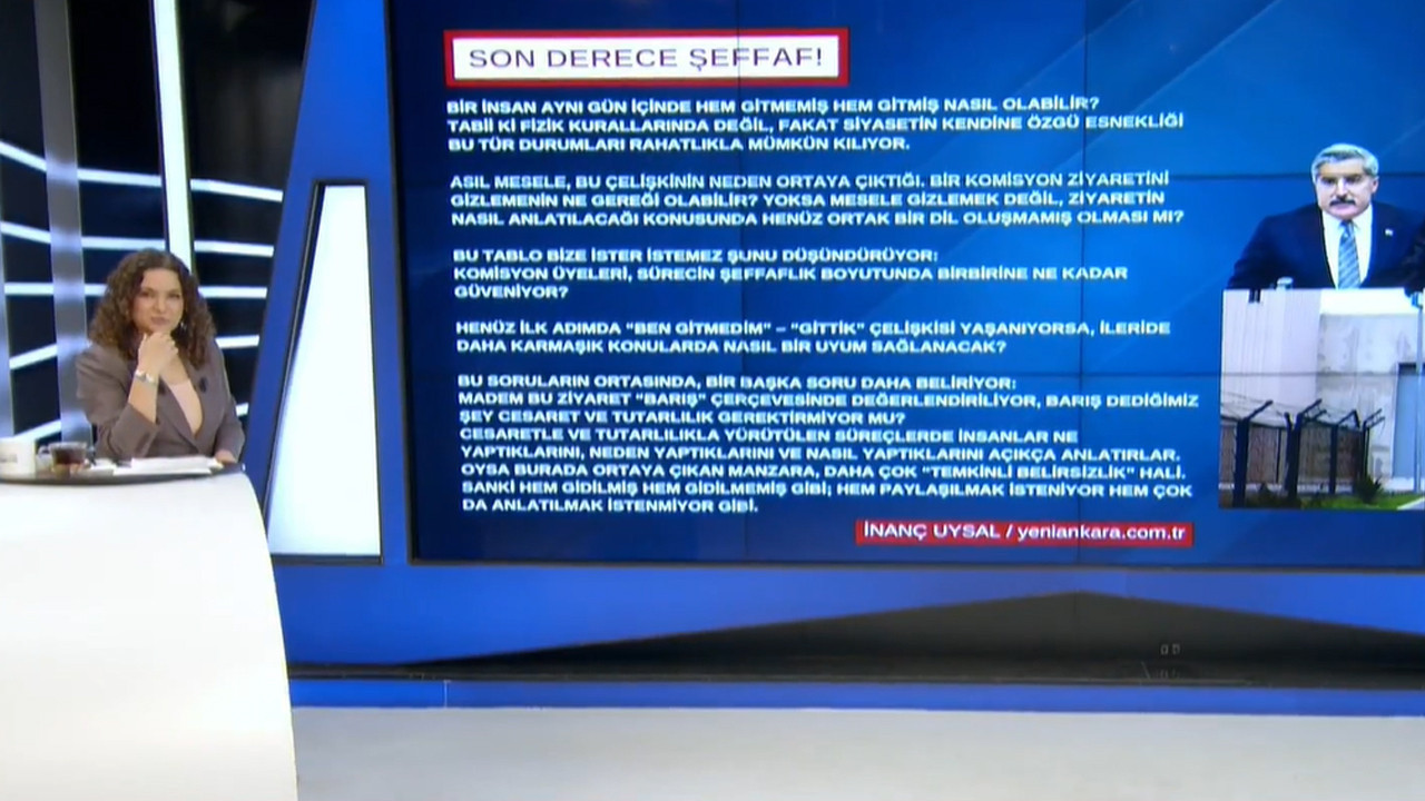 İmralı ziyareti "tamam" şimdi ne olacak? Yeni Ankara yazarı Uysal'dan dikkat çeken "şeffaflık" vurgusu!