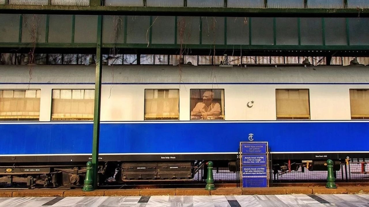 Atatürk’ün efsanevi Beyaz Treni Ankara Garı’nda sergileniyor! Atatürk bu vagonda neler yaptı?