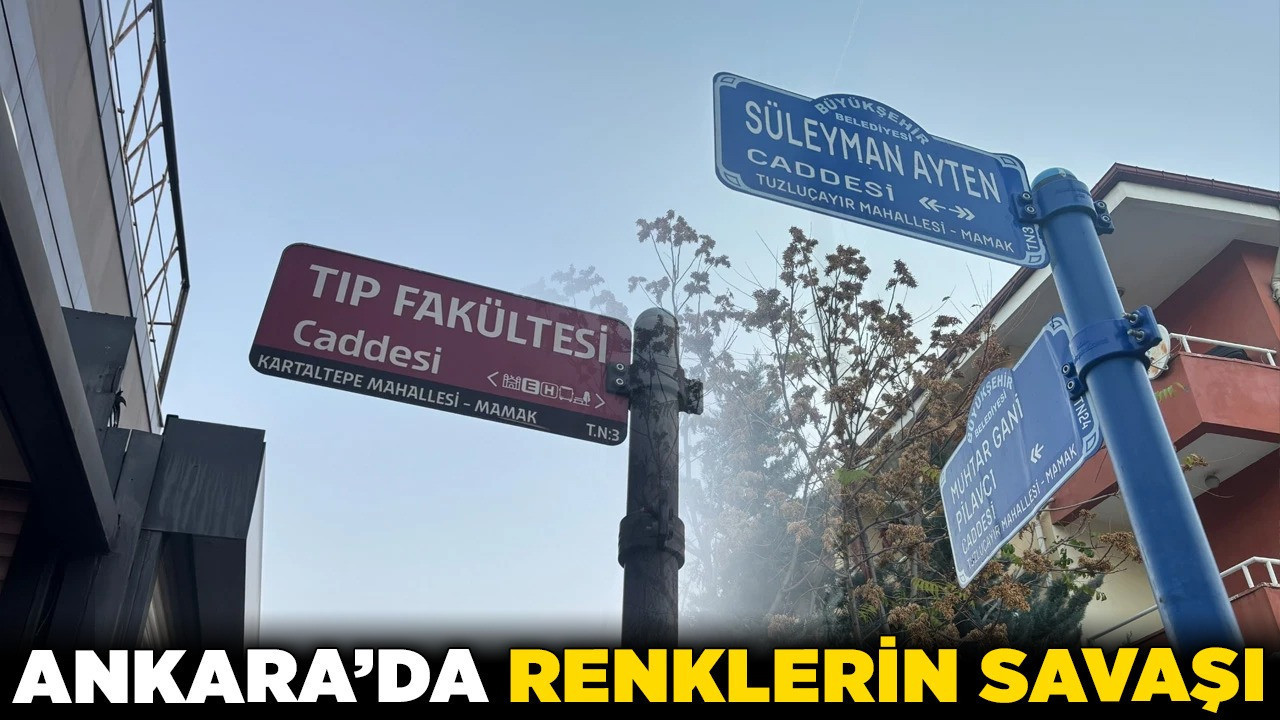 Ankara'da renklerin savaşı! EGO’dan sokaklara Gökçek’in mavisi, Yavaş’ın kırmızısı