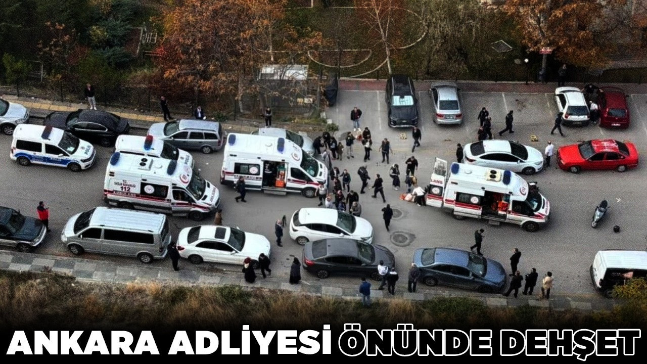 Kanlı pusu: Ankara Adliyesi önünde dehşet!