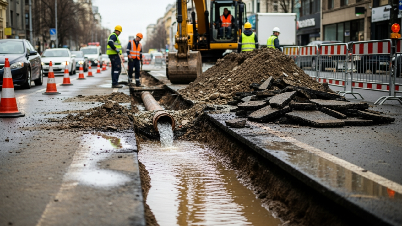 Kepçe vurdu, su kesildi! Ankara'da kazı hatası yüzünden binlerce kişi mağdur oldu