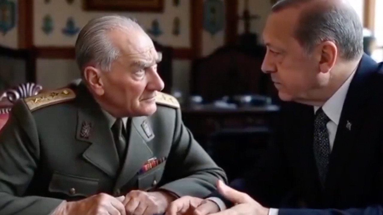 Atatürk-Erdoğan yapay zekâ videosuna gözaltı! Fatih Altaylı ve Furkan Bölükbaşı ile aynı suçlama
