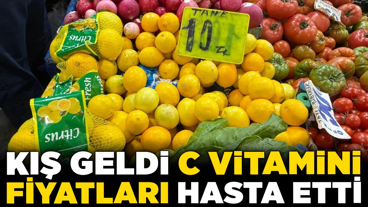 Kış geldi, c vitamini fiyatları hasta etti! Sorun soğuyan havalar mı, fiyatlar mı?