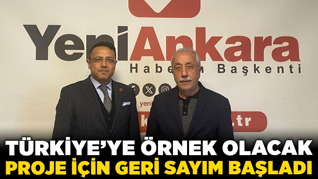 Türkiye'ye örnek olacak proje için geri sayım başladı! Heyecan verici gelişmenin tarihi belli oldu