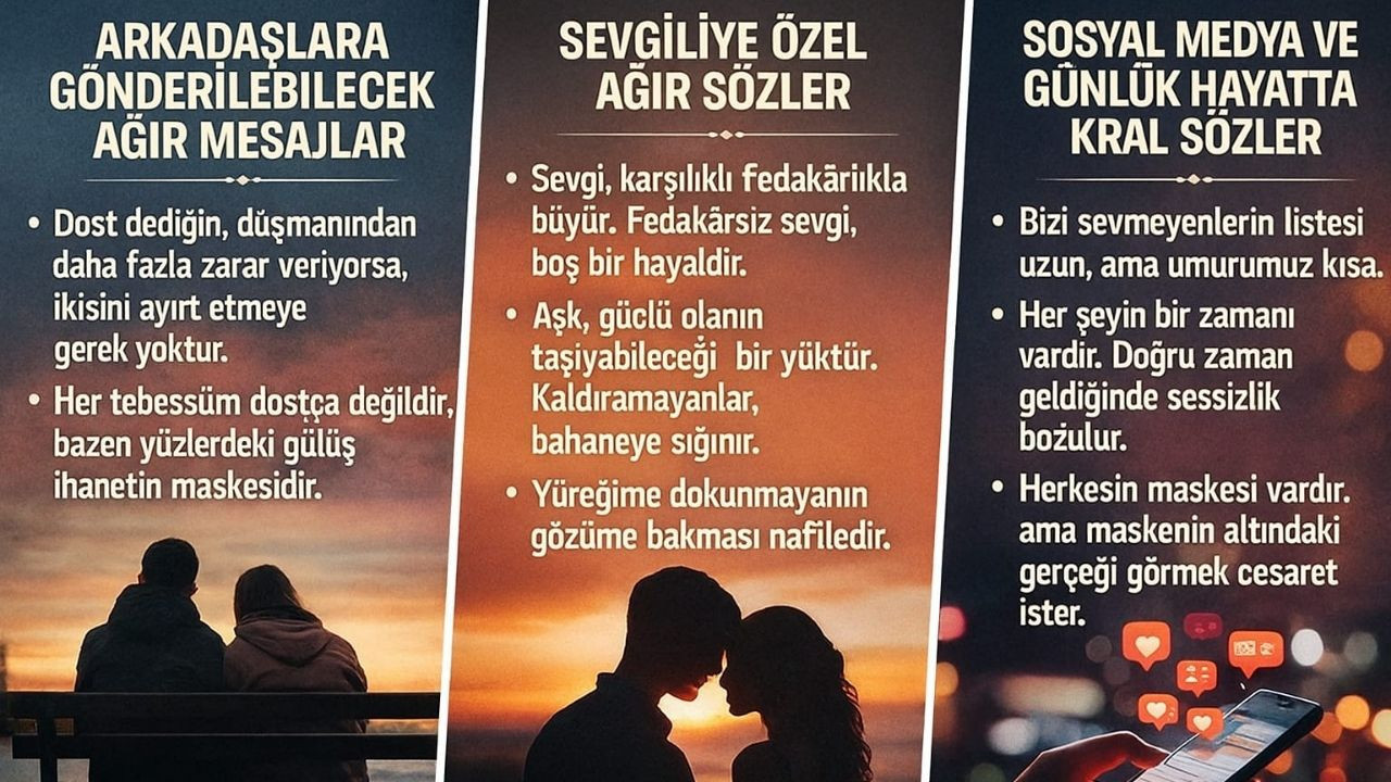 En etkileyici kral sözler neler? Sevgiliye, arkadaşa ve akrabalara ağır mesajlar