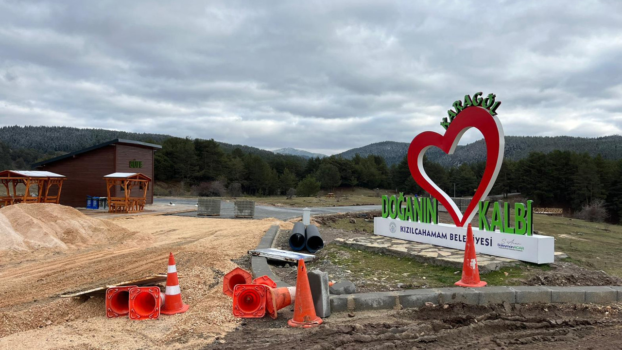 Kızılcahamam Karagöl Orman Parkı'nda çalışmalar son hızıyla devam ediyor!