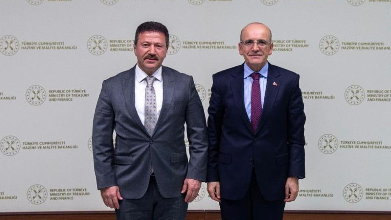 TŞOF Genel Başkanı Yiğiner Hazine ve Maliye Bakanı Şimşek'i ziyaret etti!