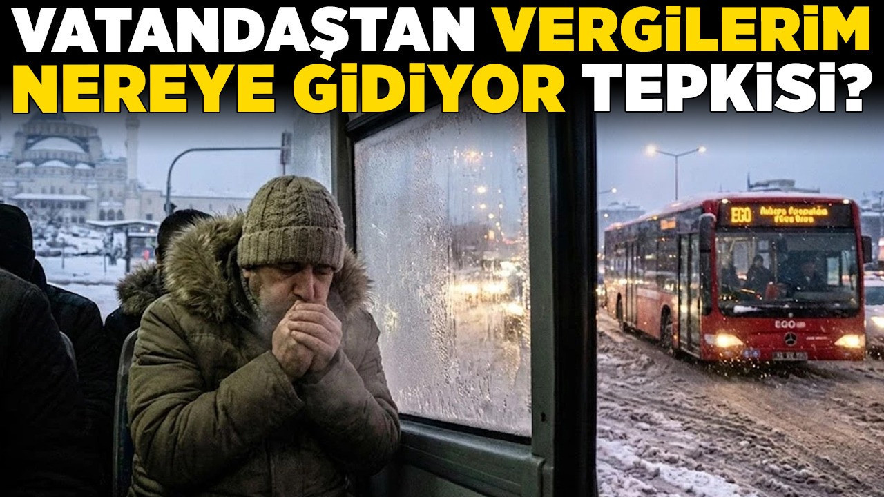 Ankara'da toplu taşıma isyanı! Vatandaştan 'Vergilerim nereye gidiyor' tepkisi