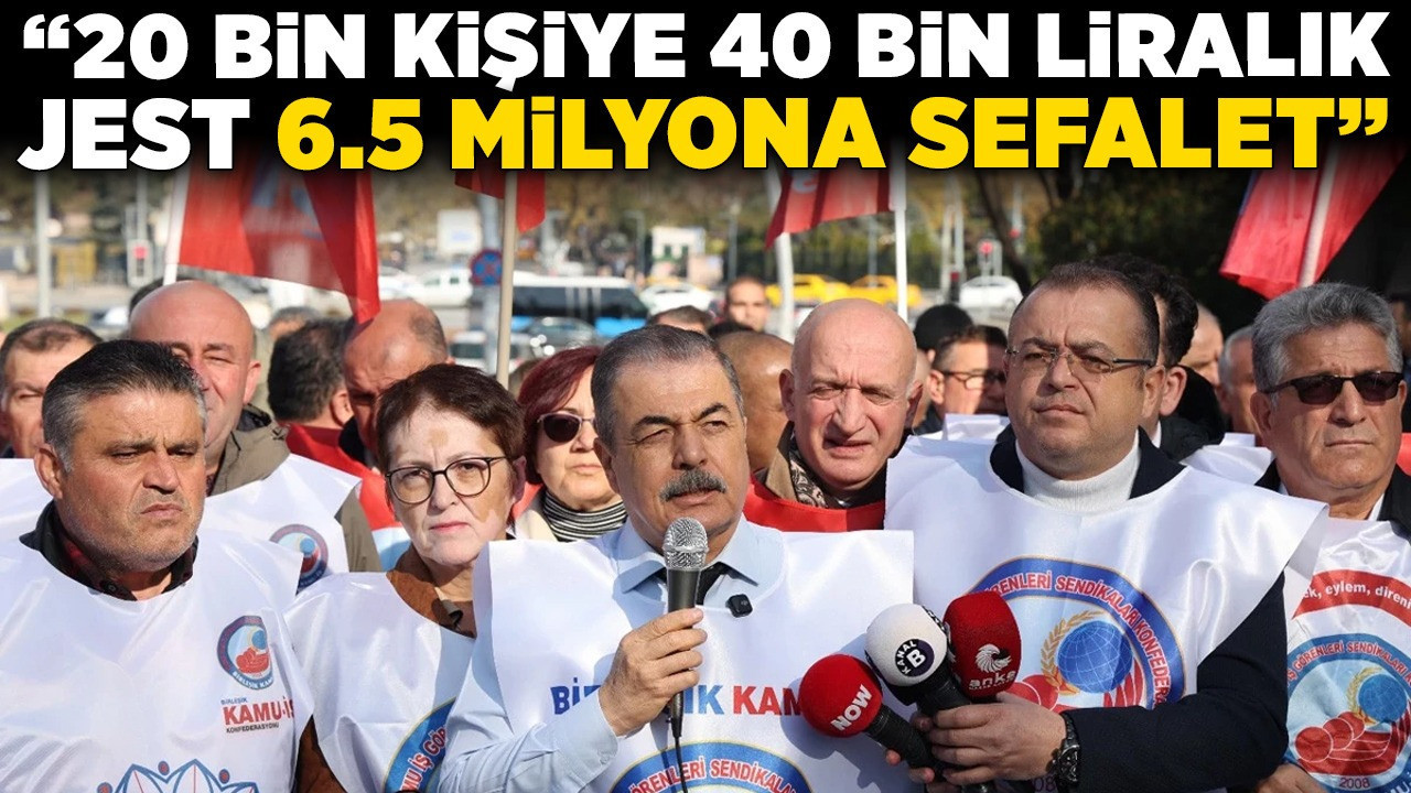 Meclis kapısında kıyamet koptu: "20 bin kişiye 40 bin liralık 'jest', 6.5 milyona sefalet!"