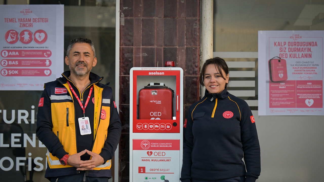 Ankara’da 25 noktaya yerli üretim OED cihazı: Ani kalp durmasında dakikalar hayat kurtaracak!