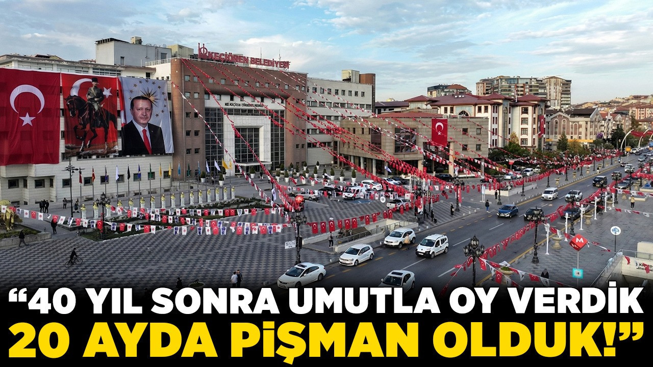 Keçiören’de CHP dönemi skandallarla çalkalanıyor! “40 yıl sonra umutla oy verdik, 20 ayda pişman olduk!”