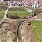 Akdağmadeni'nde dere ıslah çalışmaları aralıksız sürüyor