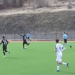 Ankara'da Kalecikspor'un Burundili futbolcunun kramponsuz attığı harika gol sosyal medyada gündem oldu