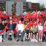Yenimahalle'de Fenerbahçe Beko'nun THY Avrupa Ligi Dörtlü Final şampiyonluk maçı izlendi