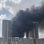 Etimesgut'ta inşaat halindeki binada yangın çıktı!