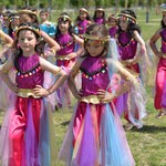 Kahramankazan'da ilkokul öğrencilerinden renkli halk oyunları şöleni
