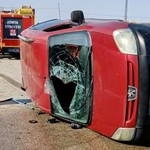Konya'da feci kaza! Otomobil devrildi: 4 yaralı