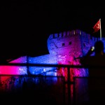 Ankara Kalesi ve Atakule, Jandarmanın 186. yılına özel ışıklandırıldı